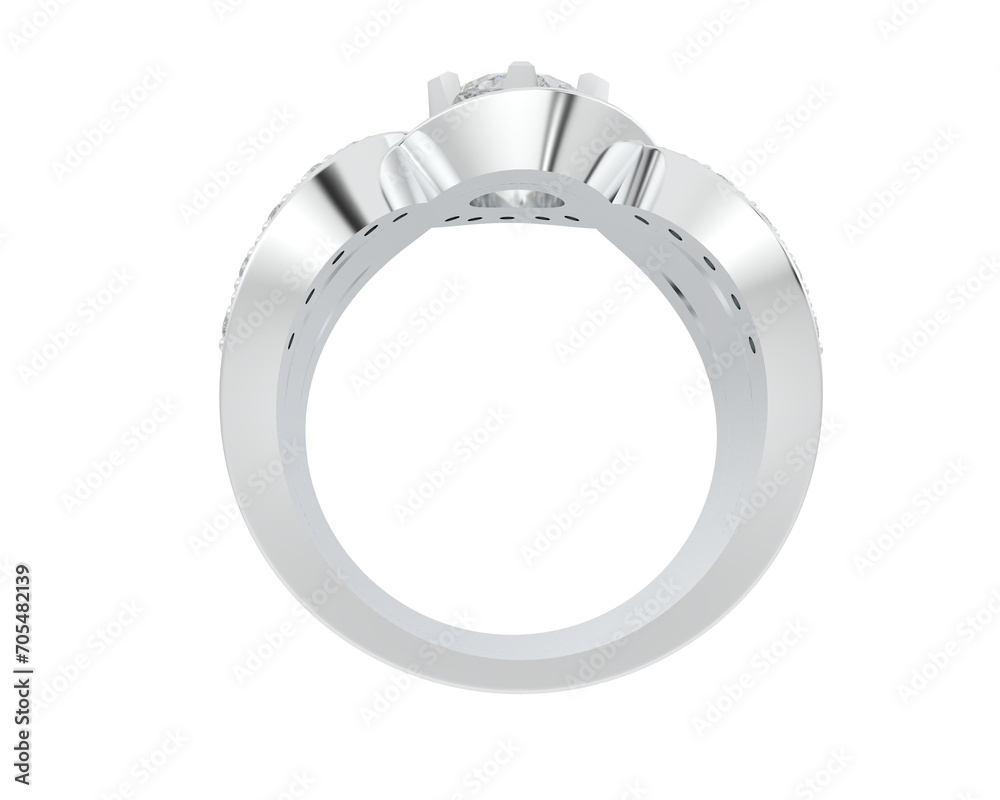 Jewelry isolated on background. 3d rendering - illustration Jewelry isolated on background. 3d rendering - illustration
