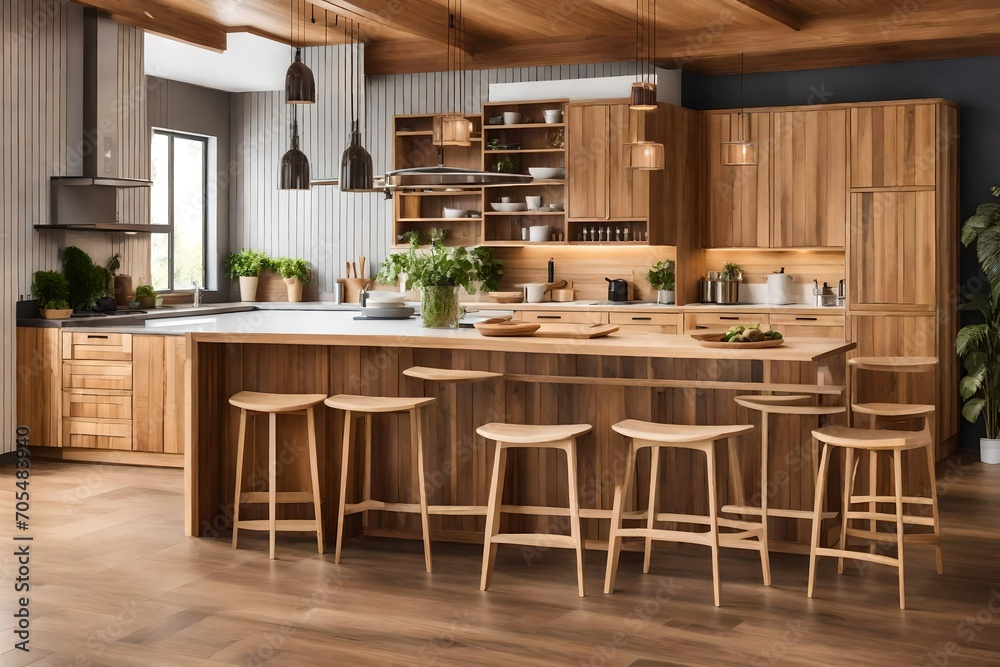 modern kitchen interior