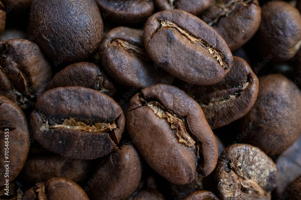coffee beans on white background coffee beans on white background