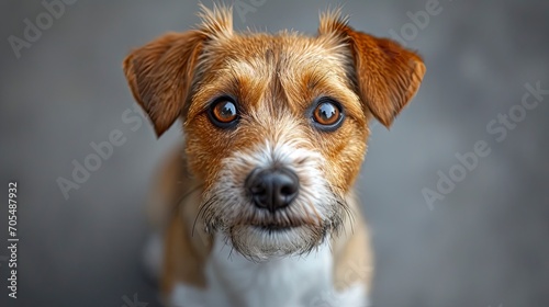 Jack Russell Terrier Dog Front Scottish, Desktop Wallpaper Backgrounds, Background HD For Designer