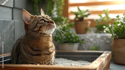 Owner Cleaning Cat Litter Box Home, Desktop Wallpaper Backgrounds, Background HD For Designer