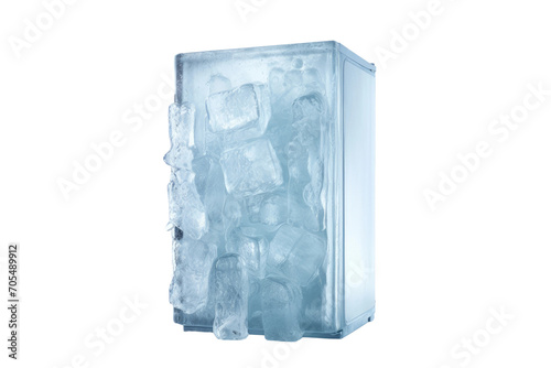 Modern Convenience: The Automatic Defrost Solution Isolated on Transparent Background photo