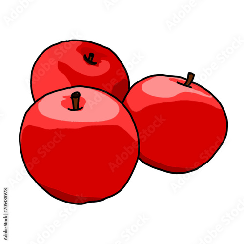 apple fruit icon over transparent background vector illustration