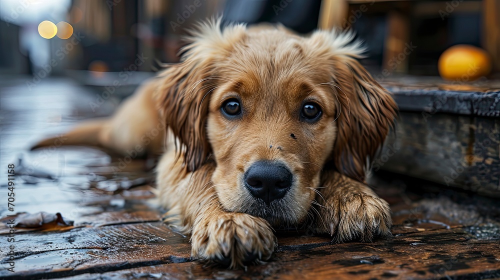 Golden Retriever Puppy Dog Hugging British, Desktop Wallpaper Backgrounds, Background HD For Designer