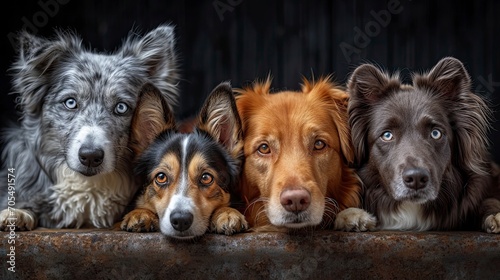 Group Dogs Cats Leaning Together  Desktop Wallpaper Backgrounds  Background HD For Designer
