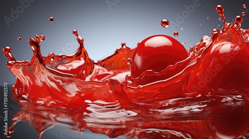 A splash of tomato sauce © Hnf