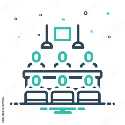 Mix icon for meeting