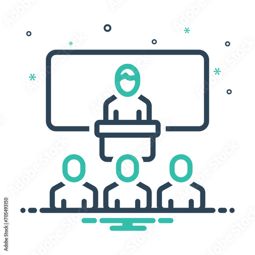 Mix icon for presentation