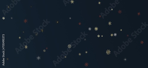 XMAS Glossy 3D Christmas star icon. Design element for holidays. -