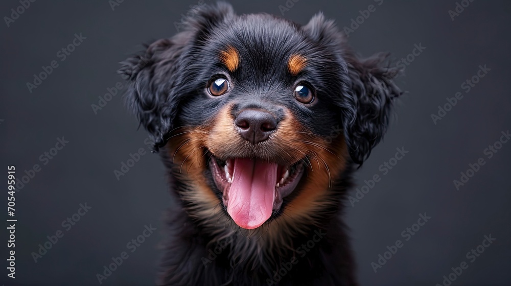 Funny Studio Portrait Cute Smiling Puppy, Desktop Wallpaper Backgrounds, Background HD For Designer Funny Studio Portrait Cute Smiling Puppy, Desktop Wallpaper Backgrounds, Background HD For Designer