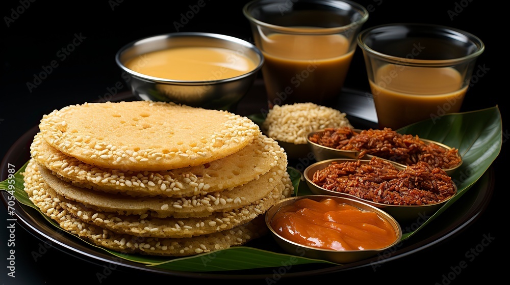 Malayalam idli recipes, matte background ,Pongal Day, Indian Pongal celebration, Indian Celebration