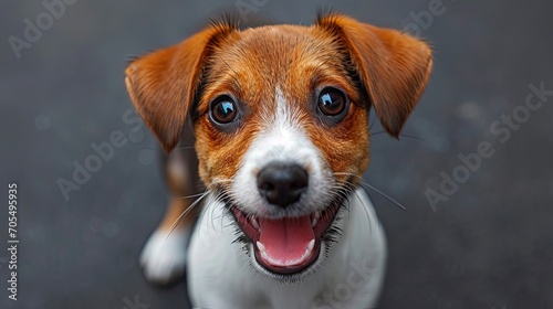 Funny Studio Portrait Cute Smilling Puppy  Desktop Wallpaper Backgrounds  Background HD For Designer