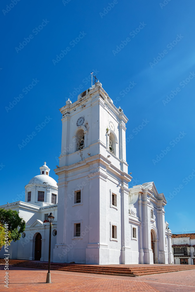Catedral Basilica Menor de Santa Marta o Parroquia del Sagrario y San Miguel. Santa Marta, capital of Magdalena Department. Colombia.