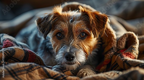 Dog Cat Under Plaid Pet Warms, Desktop Wallpaper Backgrounds, Background HD For Designer