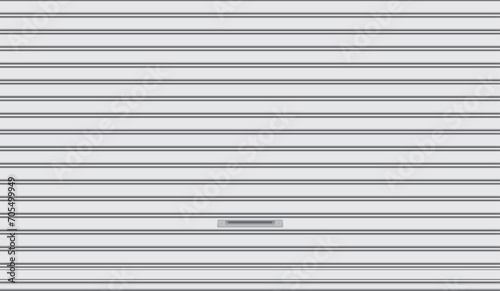 Clip art of white shutter with handle