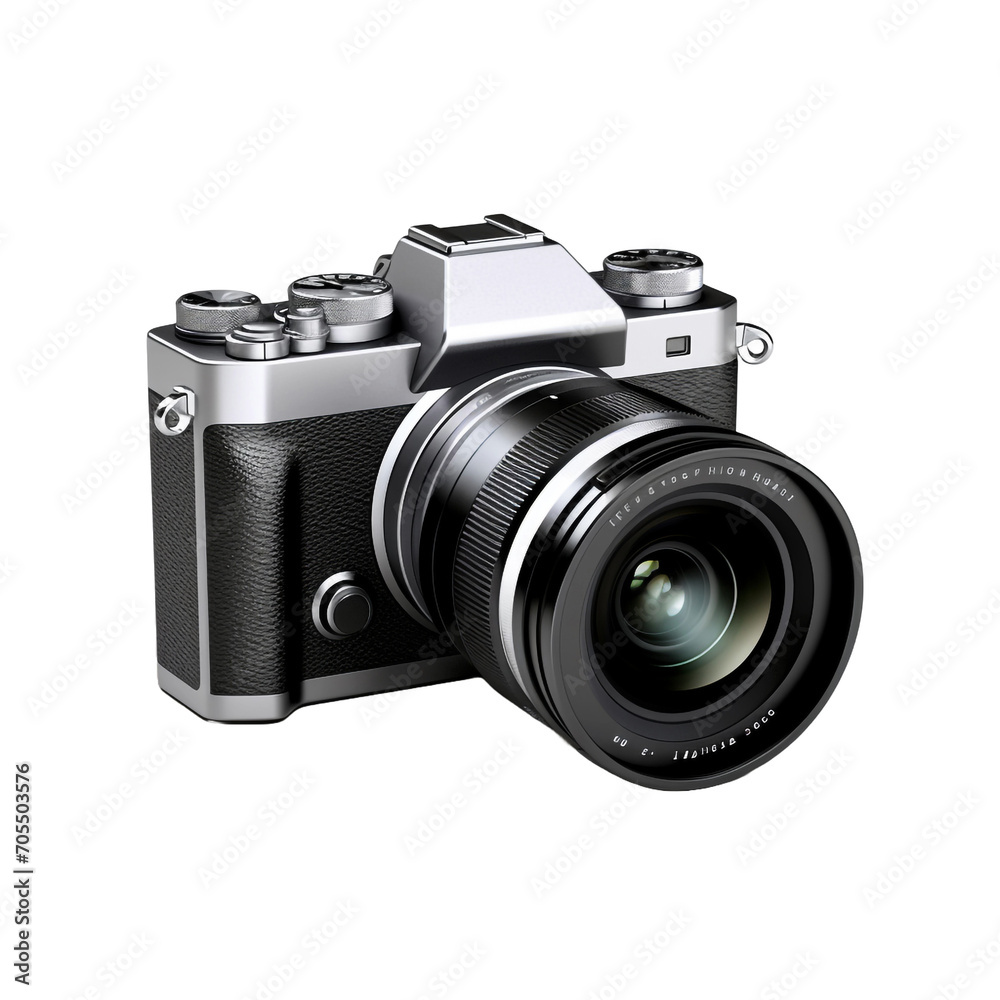 Digital camera isolated on transparent background Digital camera isolated on transparent background