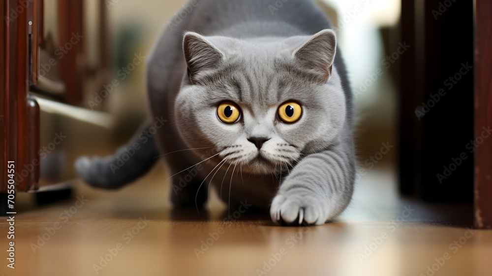 portrait of a cat British Shorthair