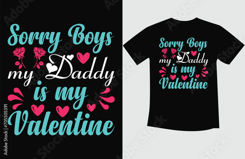 valentine's day t shirt design  photo