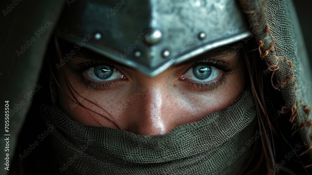 Resilient gaze in business battle