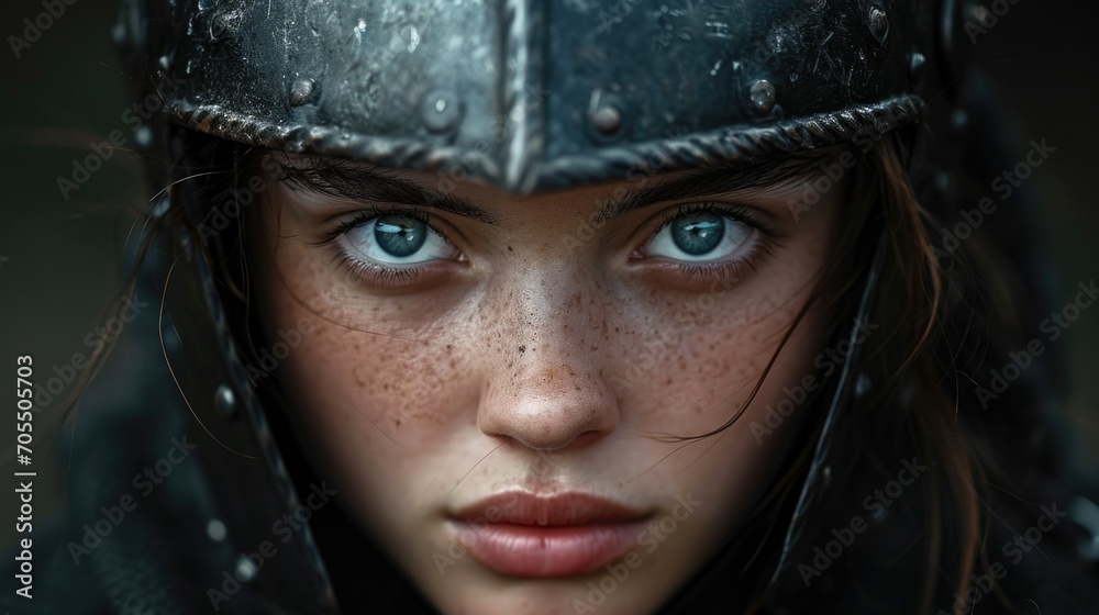 Resilient gaze in business battle Resilient gaze in business battle