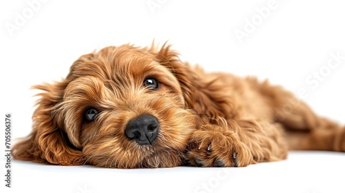Cocker Spaniel Puppy Dog Laying Down, Desktop Wallpaper Backgrounds, Background HD For Designer © PicTCoral
