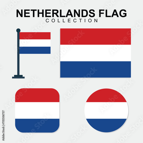 Free Download Netherlands Country National Flag set - GFXLoad