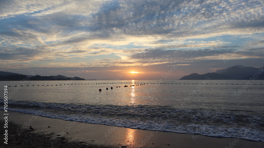 Fototapeta premium sunset at twilight