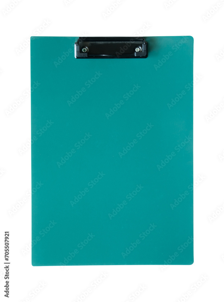 green clipboard isolated. office supply element green clipboard isolated. office supply element