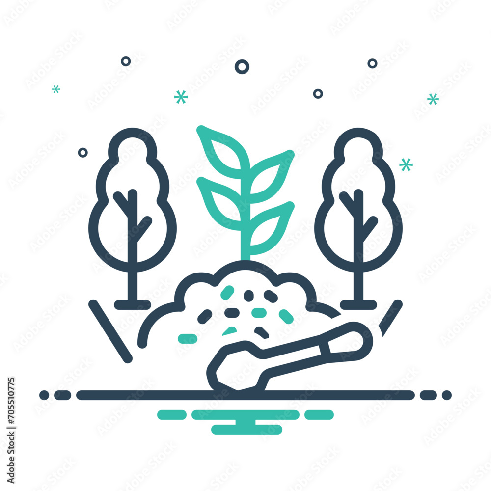 Mix icon for gardening Mix icon for gardening