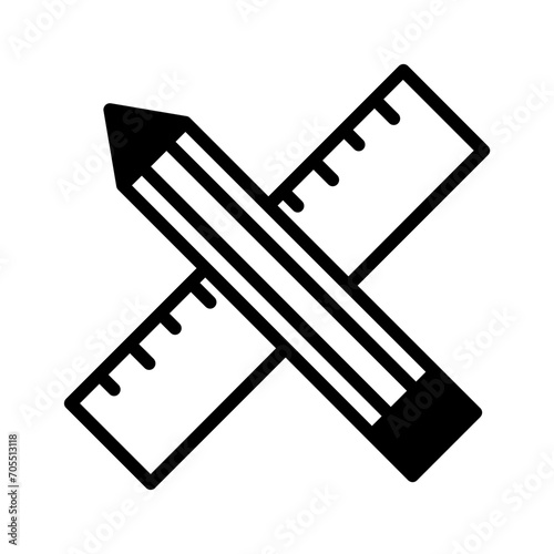 User Time solid glyph icon