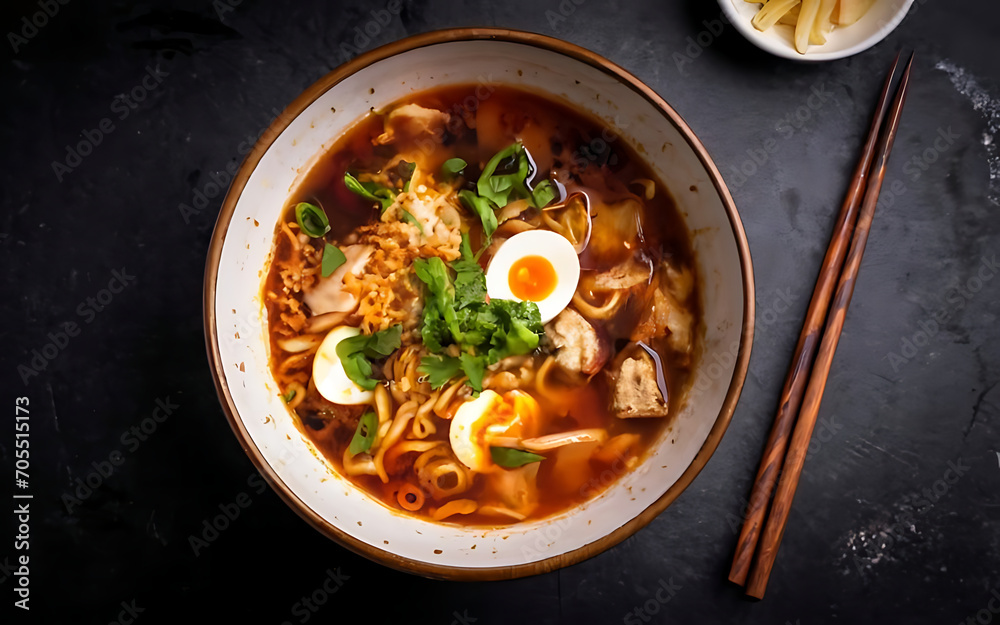 Capture the essence of Noodle Soup in a mouthwatering food photography shot Capture the essence of Noodle Soup in a mouthwatering food photography shot