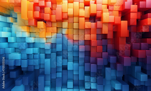 background abstract colorful. illustration AI Generation_31