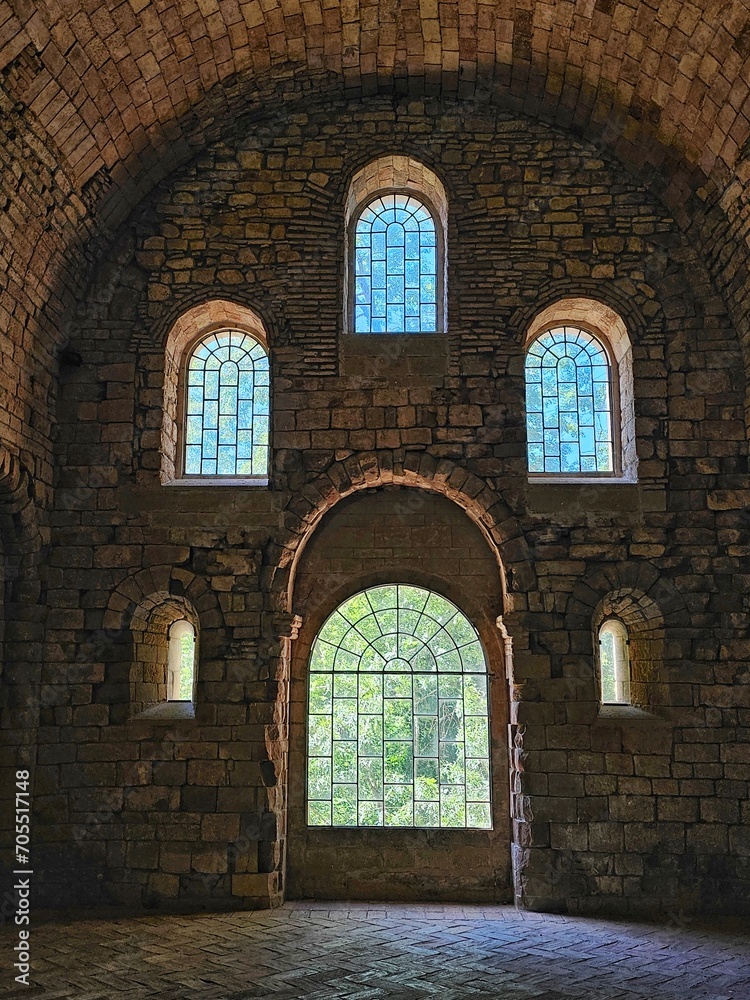 Fototapeta premium Romanesque church of the monastery of San Juan de la Peña in Huesca