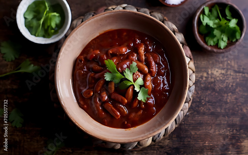 Capture the essence of Rajma in a mouthwatering food photography shot