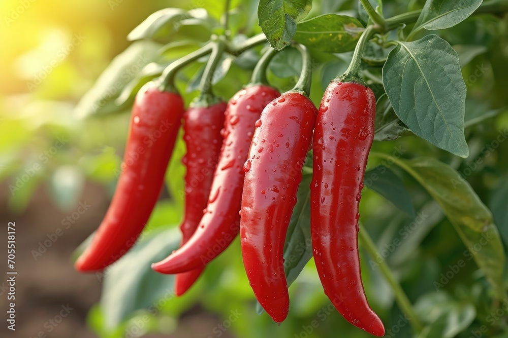chili pepper in the middle of the tree garden professional photography chili pepper in the middle of the tree garden professional photography