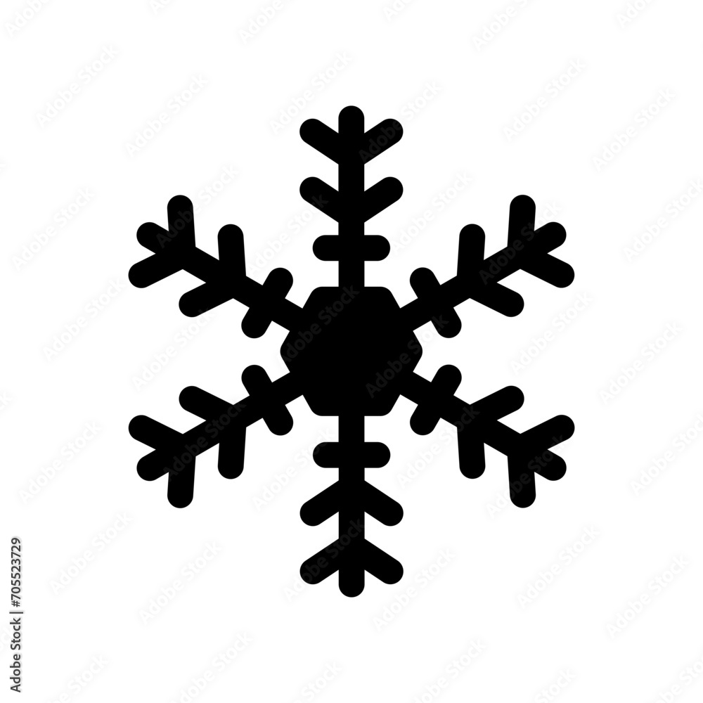 snowflake glyph icon snowflake glyph icon