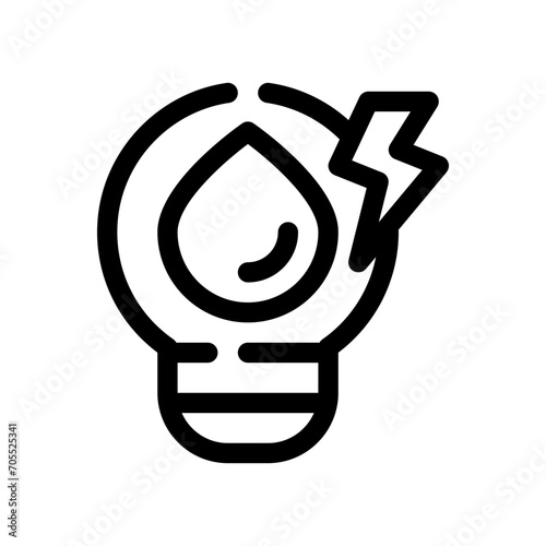 hydro power line icon