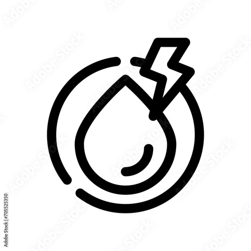 hydro power line icon