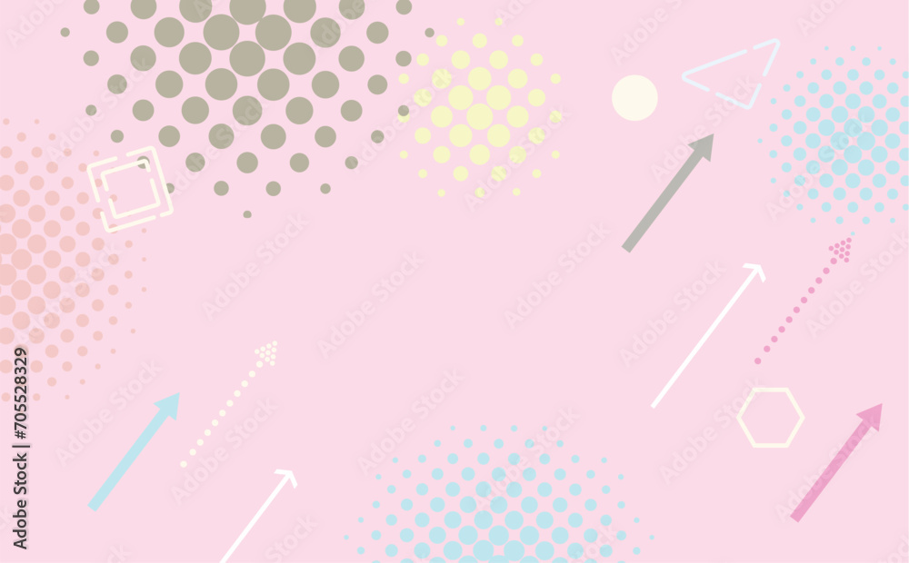 ビジネス ポップな幾何学背景イラスト ビジネス ポップな幾何学背景イラスト