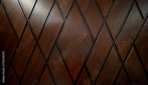 Wall texture with expensive wood in brown color