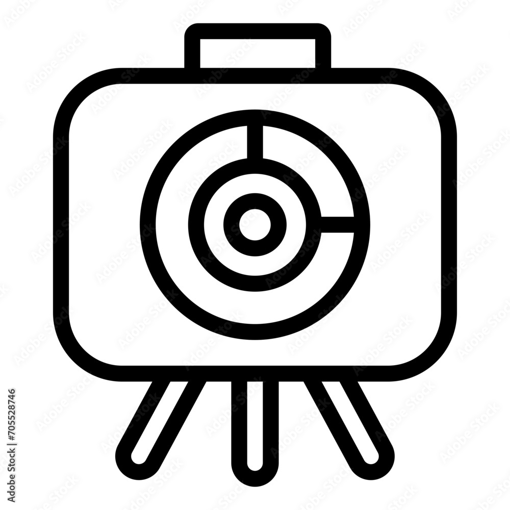 analytic line icon