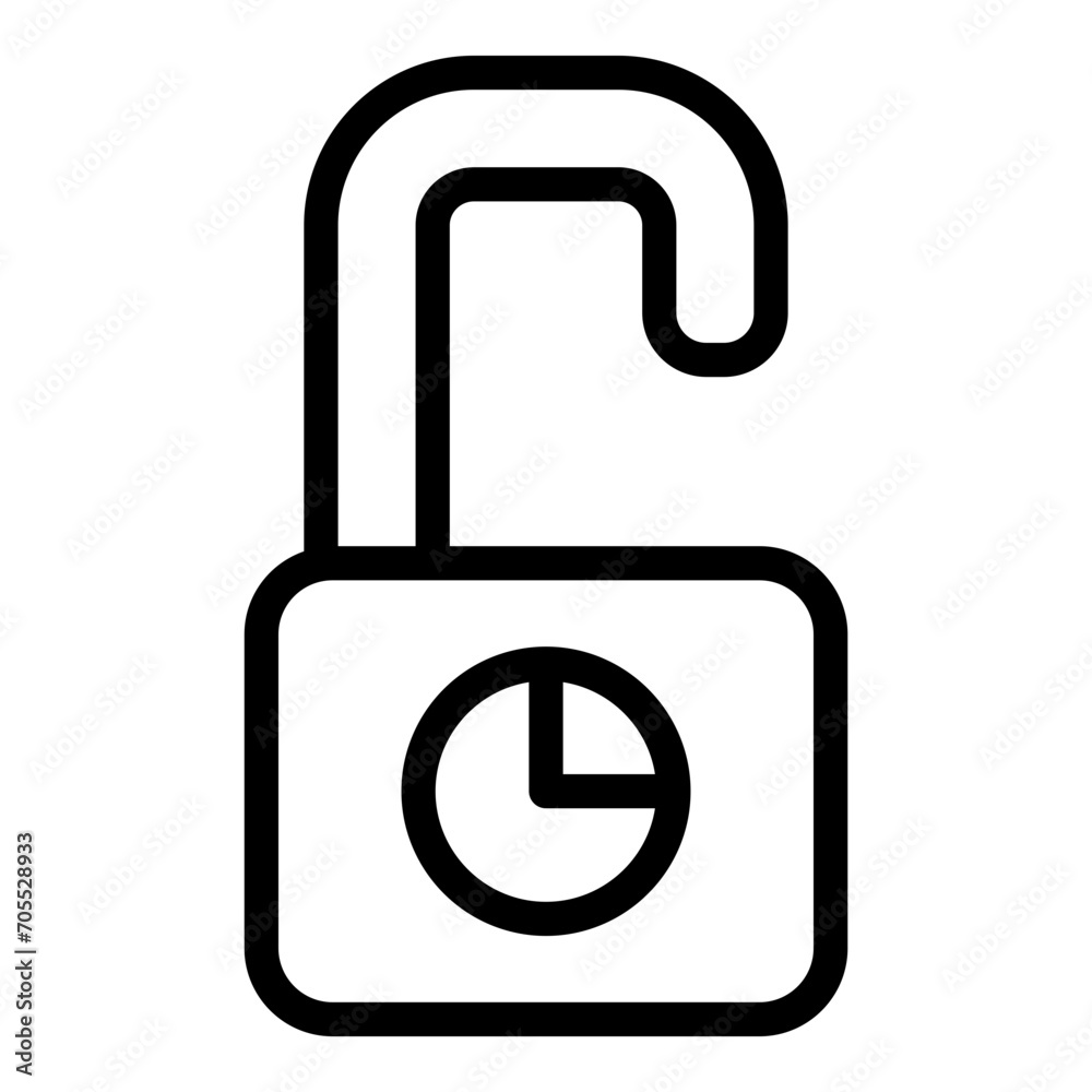 analytic line icon analytic line icon