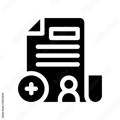 new employee glyph icon