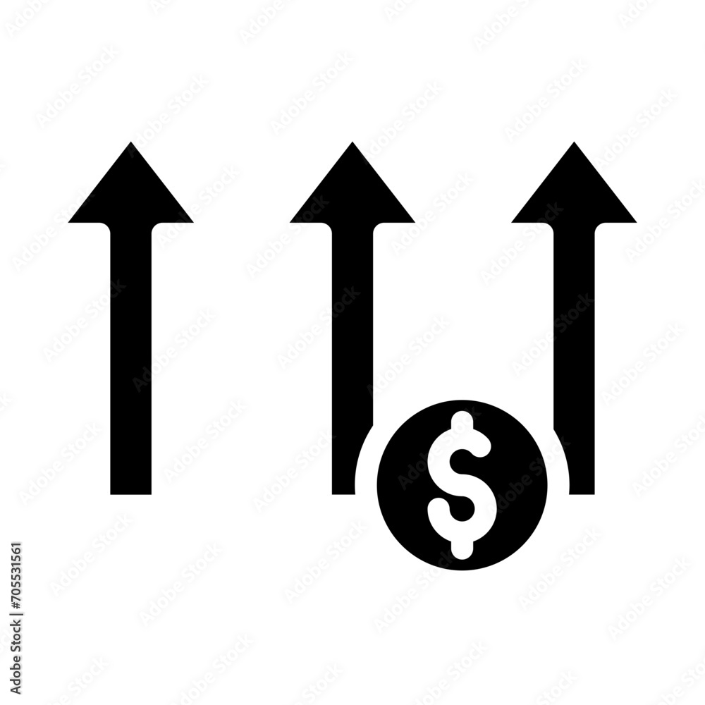 analytic glyph icon analytic glyph icon