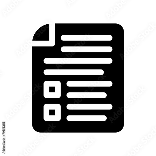 requirement glyph icon