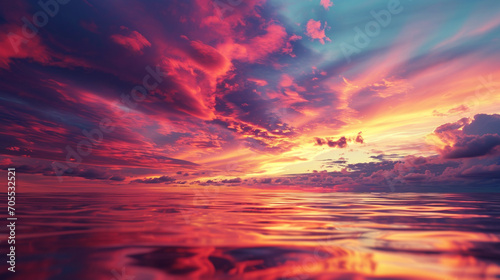 sunset on the sea © AA