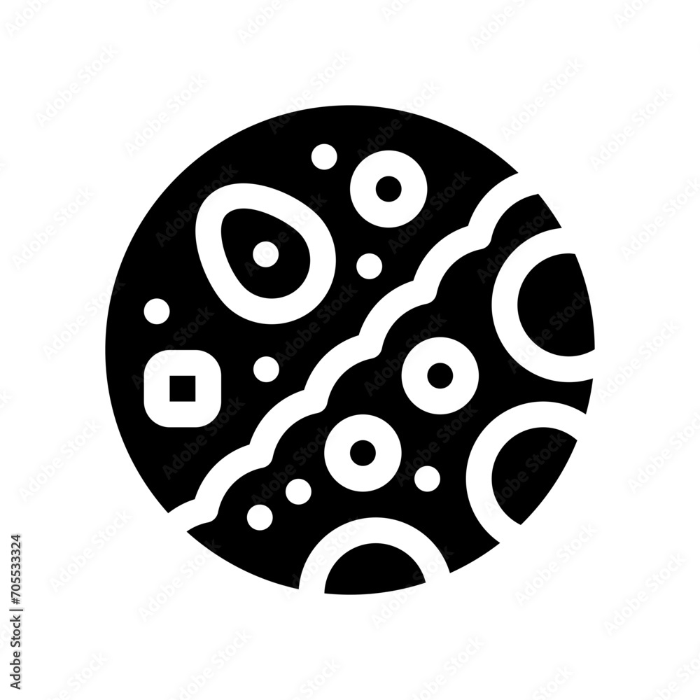 Fototapeta premium jjajangmyeon glyph icon
