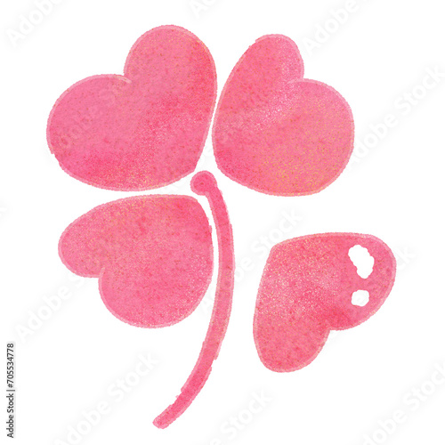 Valentine Cute Leaf Clover Lucky For Valentine's Day
