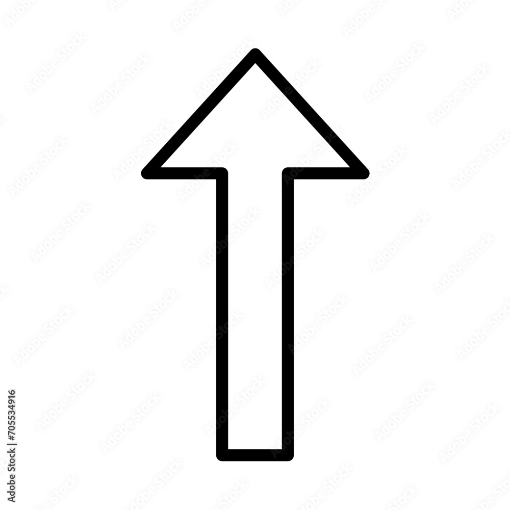 Up arrow solid glyph icon Up arrow solid glyph icon