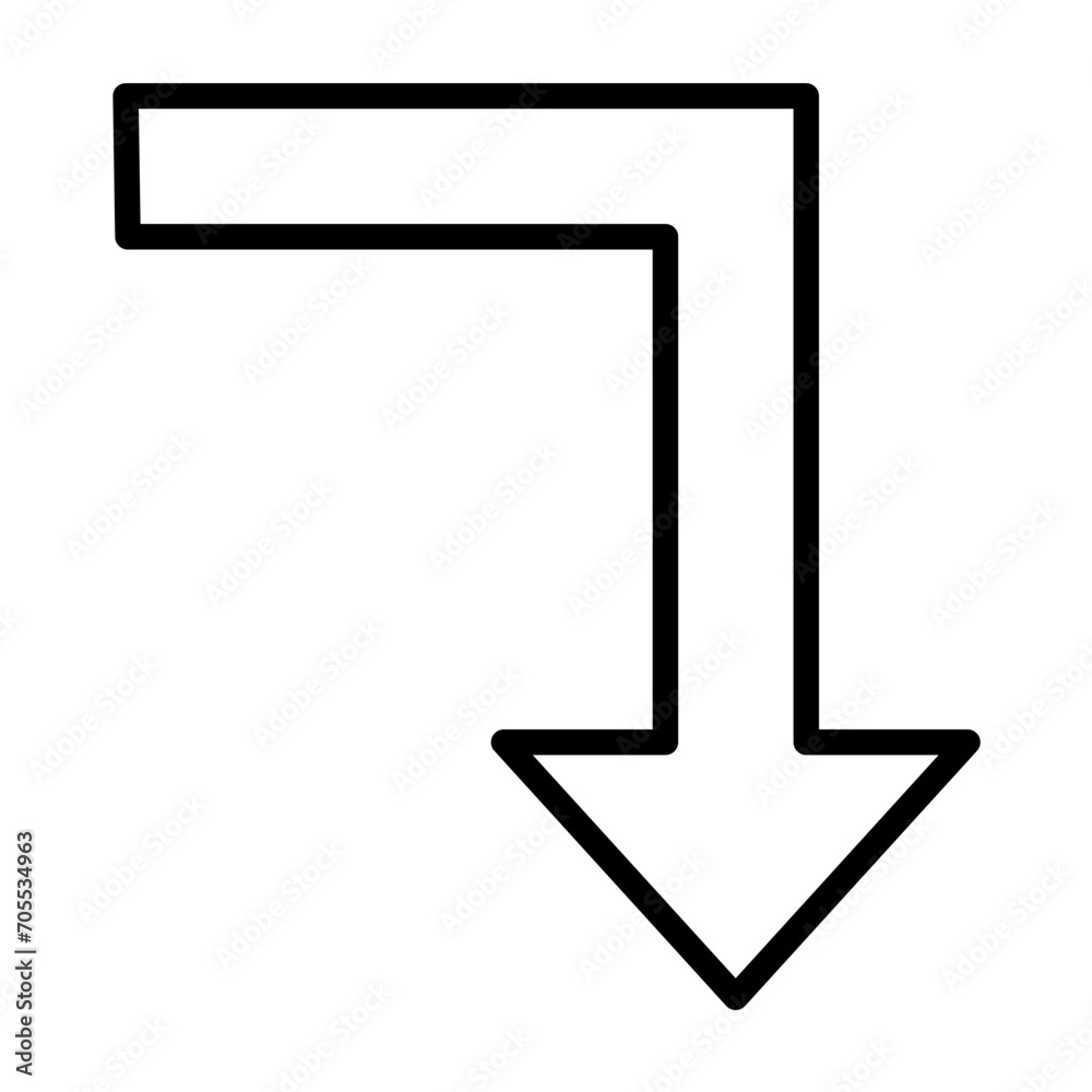 Turn left up down solid glyph icon Turn left up down solid glyph icon